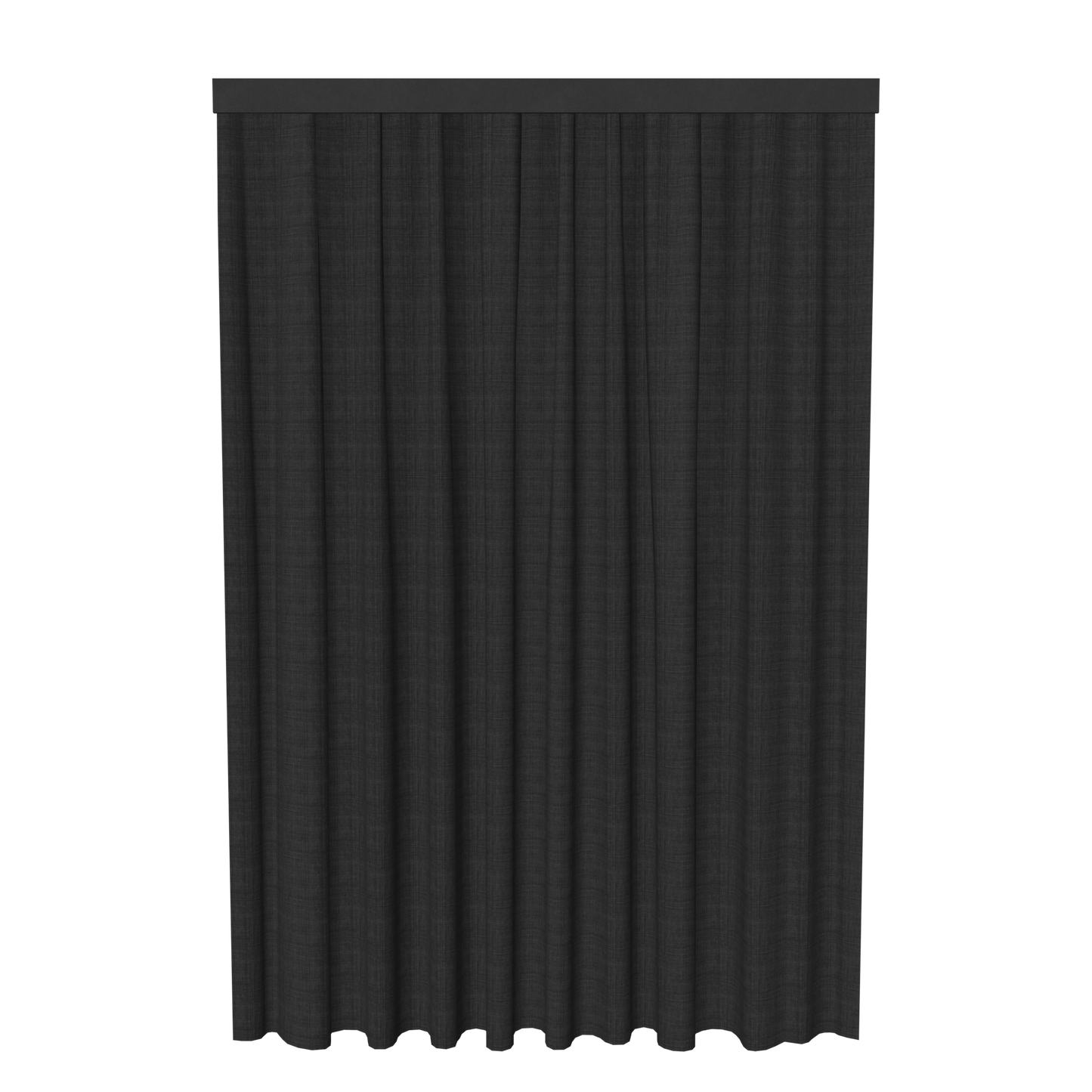 ドレープカーテン01 ブラック