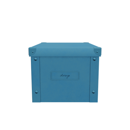 収納ボックス01 ブルー