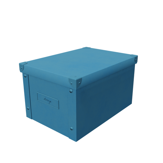 収納ボックス01 ブルー